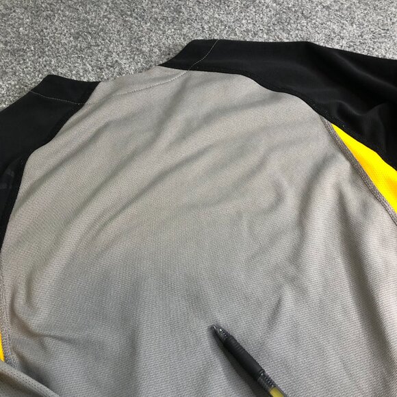 Nike Iowa Hawkeyes Shirt Mens Medium Gray Long Sleeve Y2K Vintage Elbow Patches - Picture 11 of 12